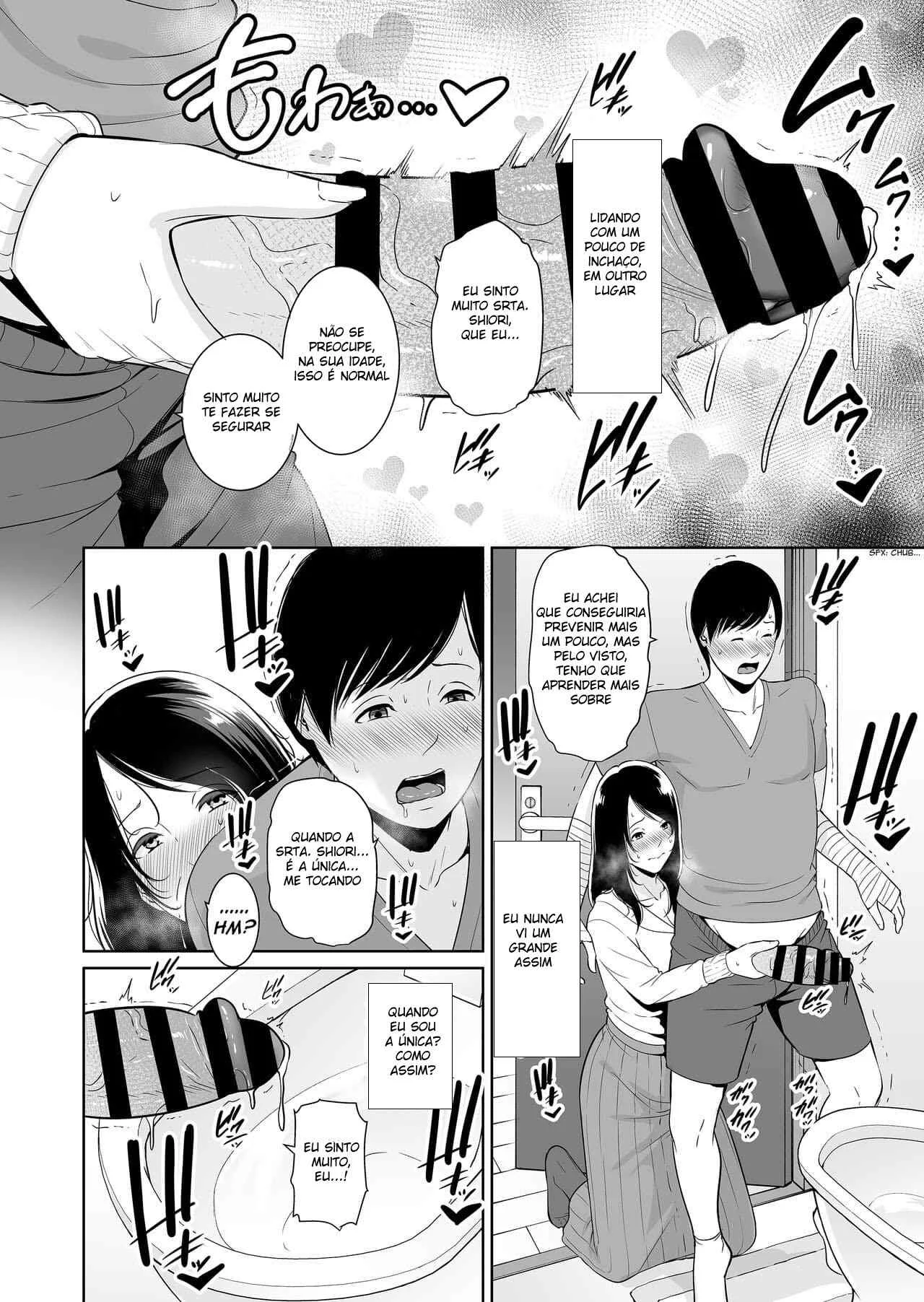 Desejando a mãe do meu amigo – Hentai Preto e Branco – Site Para Ler Completo