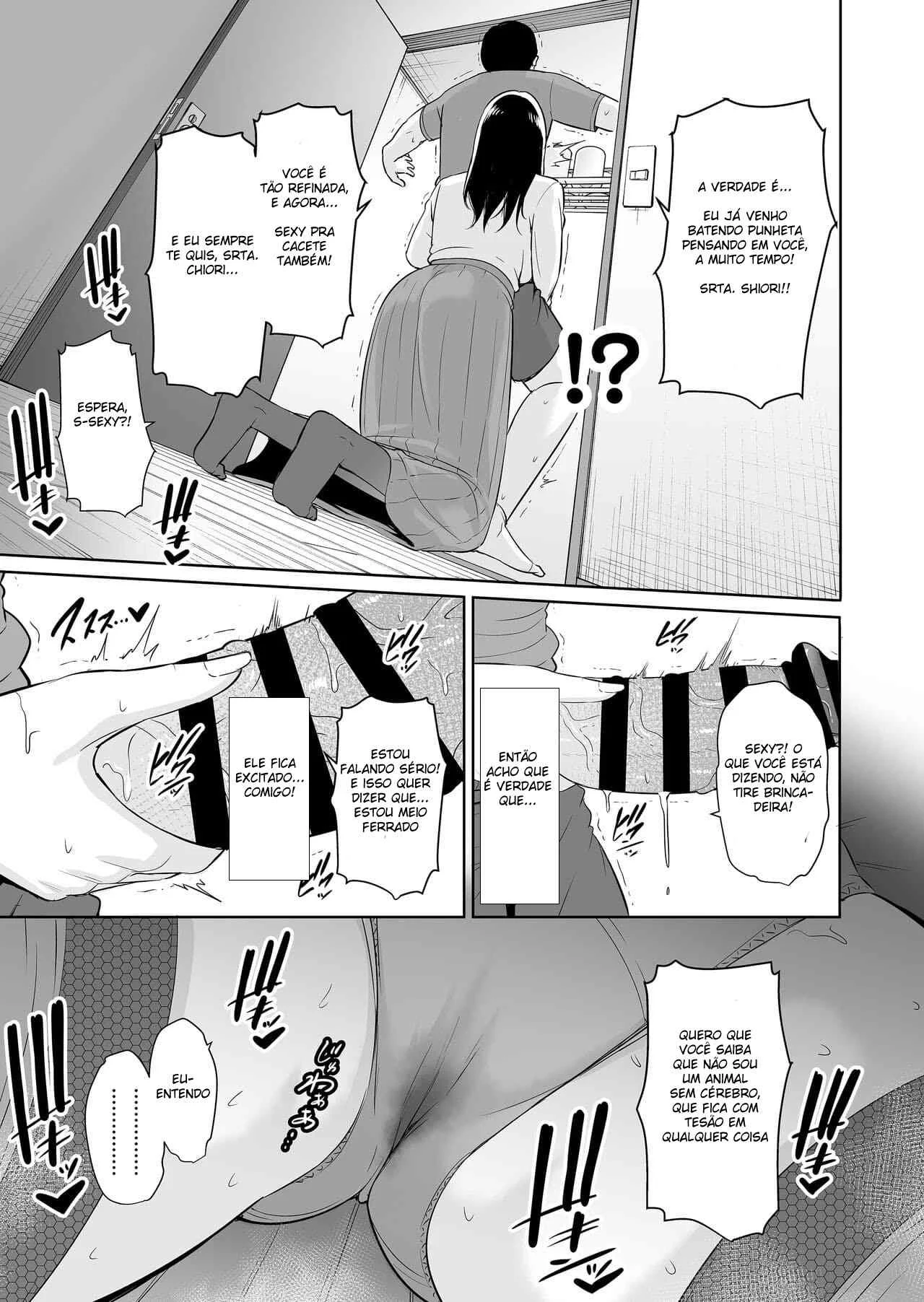 Desejando a mãe do meu amigo – Hentai Preto e Branco – Site Para Ler Completo