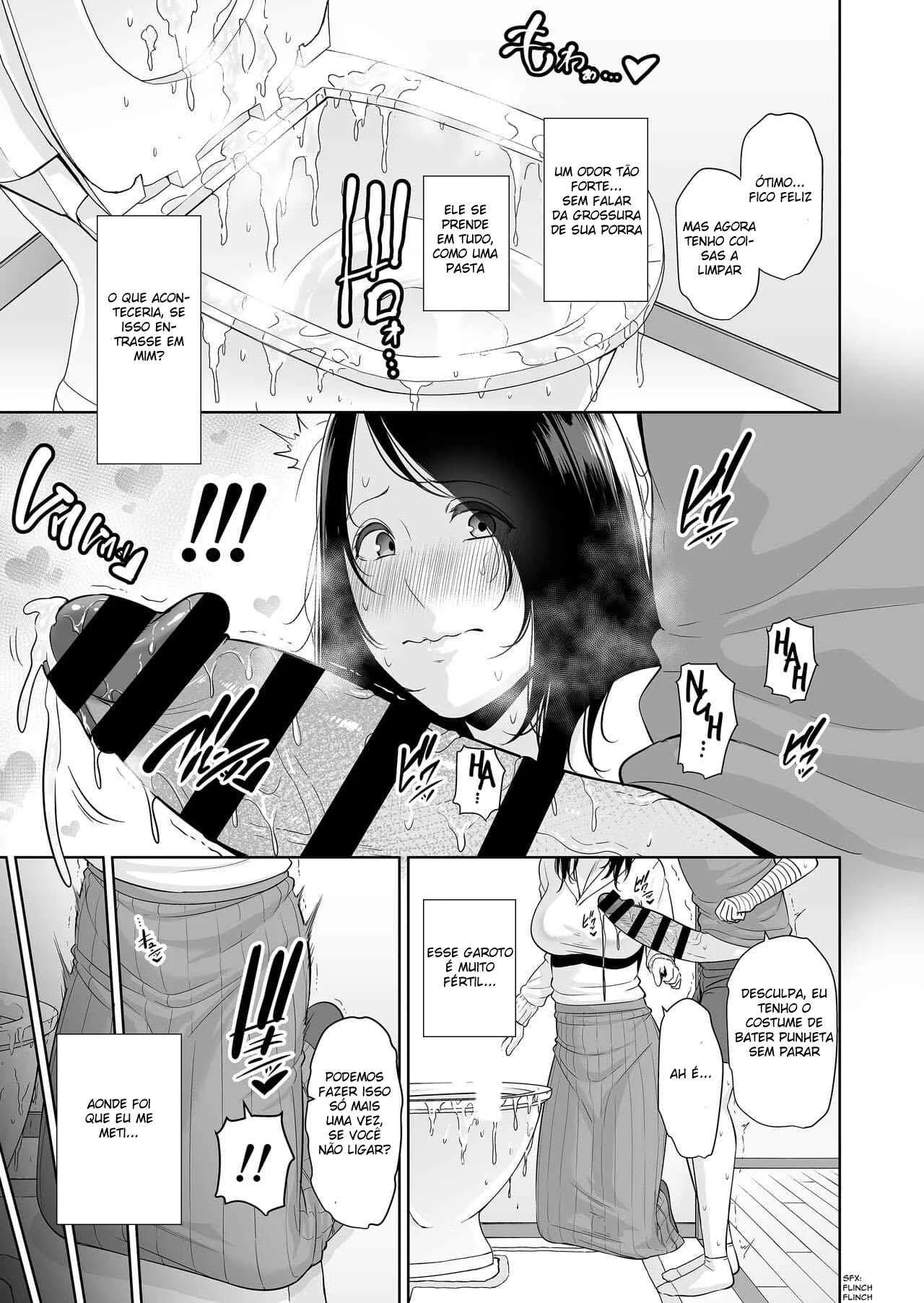 Desejando a mãe do meu amigo – Hentai Preto e Branco – Site Para Ler Completo