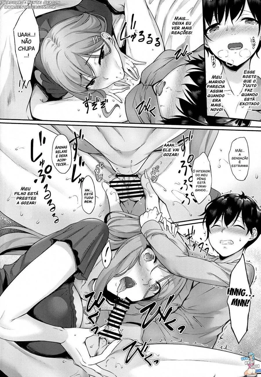 Desejando o Filho – Hentai Preto e Branco – Português do Brasil