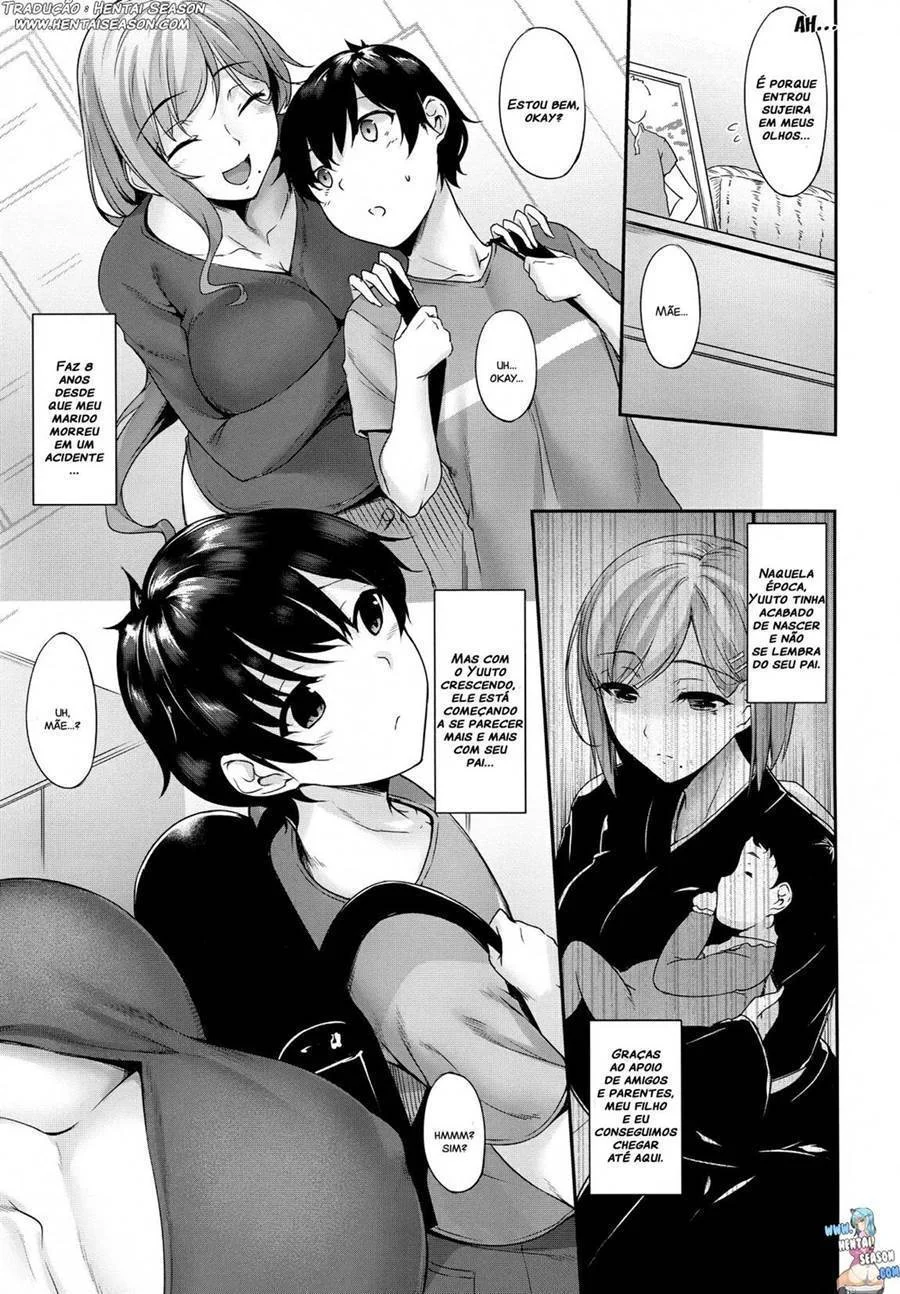 Desejando o Filho – Hentai Preto e Branco – Português do Brasil