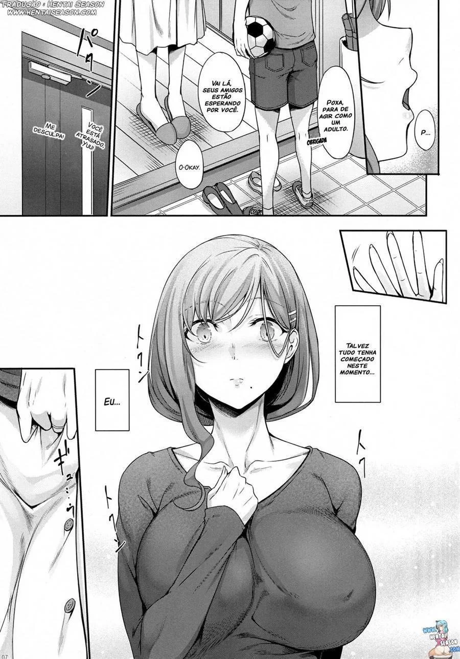 Desejando o Filho – Hentai Preto e Branco – Português do Brasil