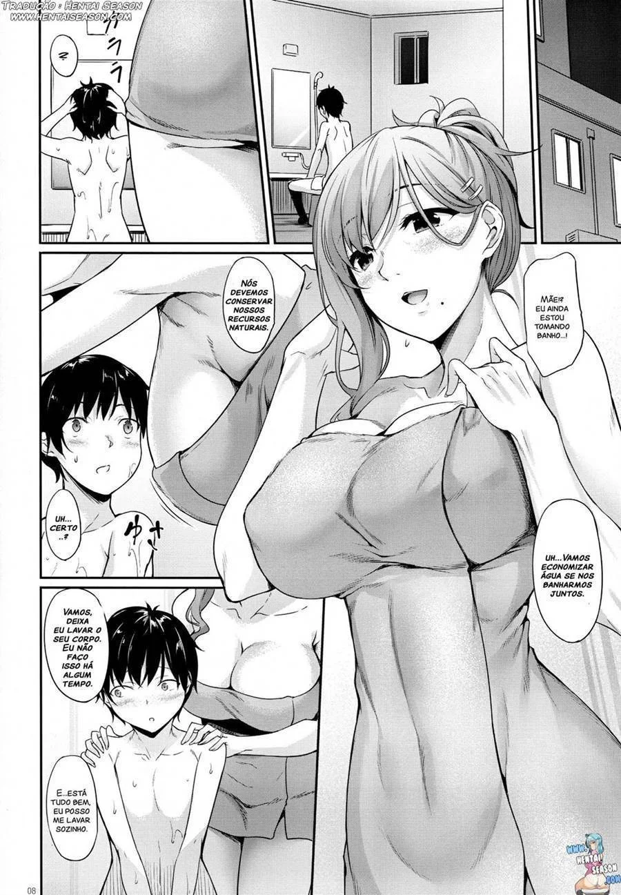 Desejando o Filho – Hentai Preto e Branco – Português do Brasil