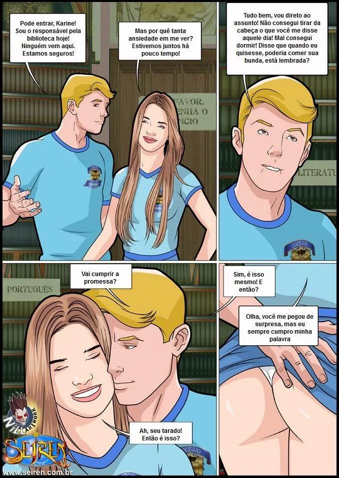Desejos de Colegial 3 – Comics Porno – Ler HQ Completo