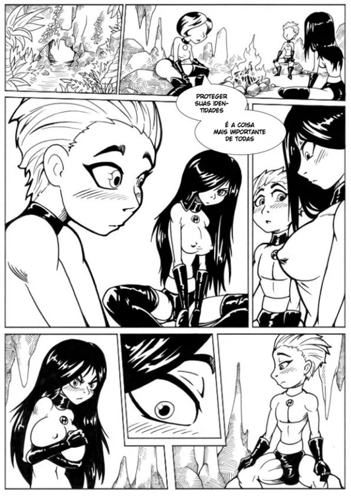 Desenhos eróticos em quadrinhos Os Incríveis – Cartoon Pornô – Português do Brasil