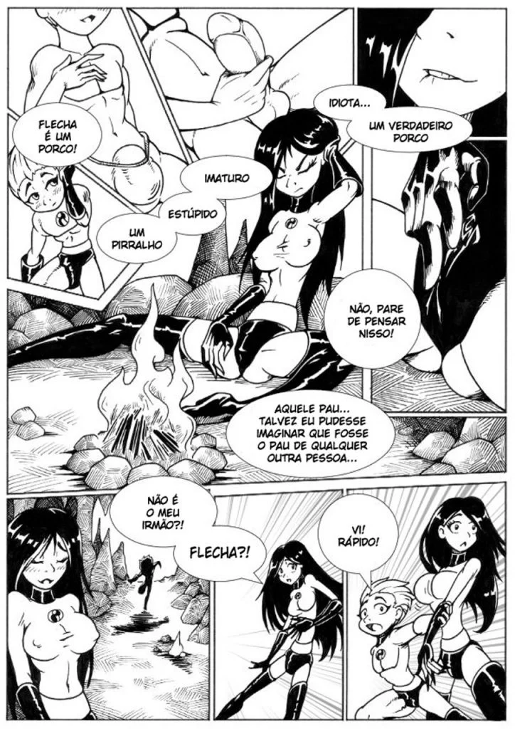 Desenhos eróticos em quadrinhos Os Incríveis – Cartoon Pornô – Português do Brasil