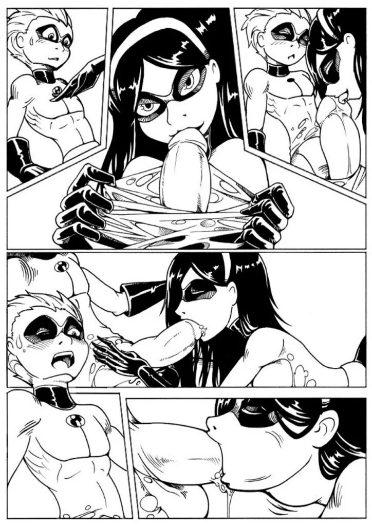 Desenhos eróticos em quadrinhos Os Incríveis – Cartoon Pornô – Português do Brasil