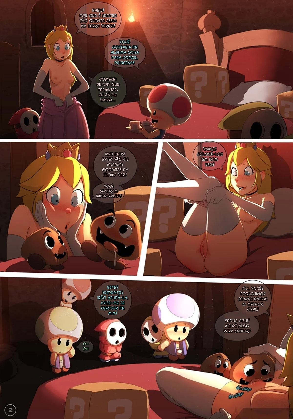 Desenhos porno em quadrinhos: Super Mario Bros e a Princesa – Gibi Pornô – PT Brasil
