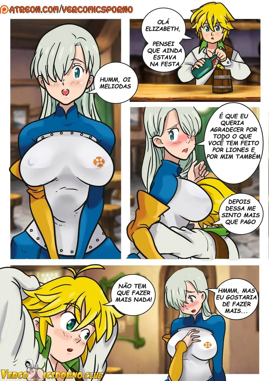 Deusa Elizabeth e Meliodas noite de sexo – Manga Hentai – Quadrinho Original Deusa Elizabeth e Meliodas noite de sexo – Manga Hentai – Quadrinho Original