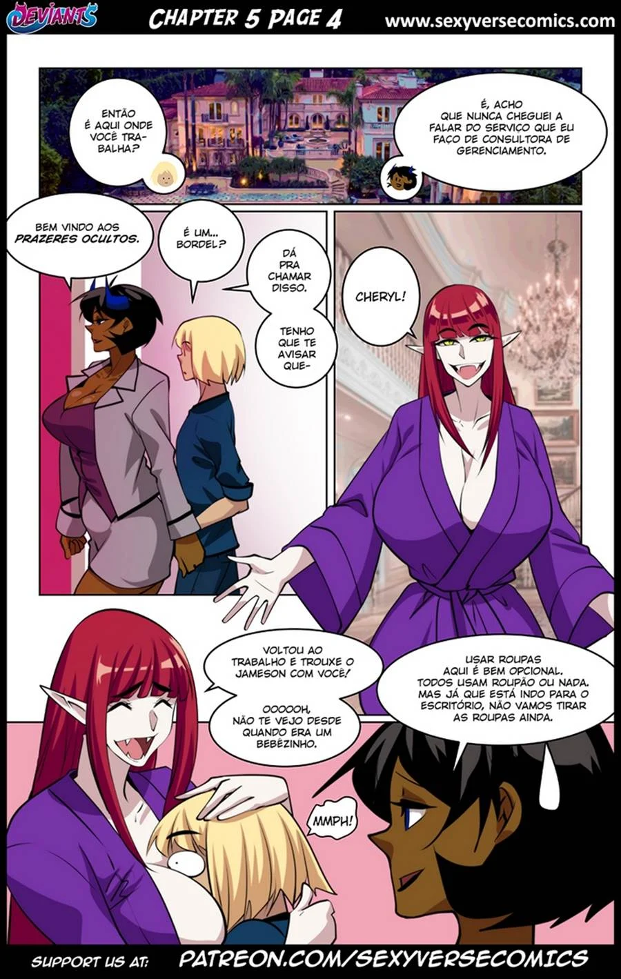Deviants 5 – Succubus Hentai – Quadrinho Original