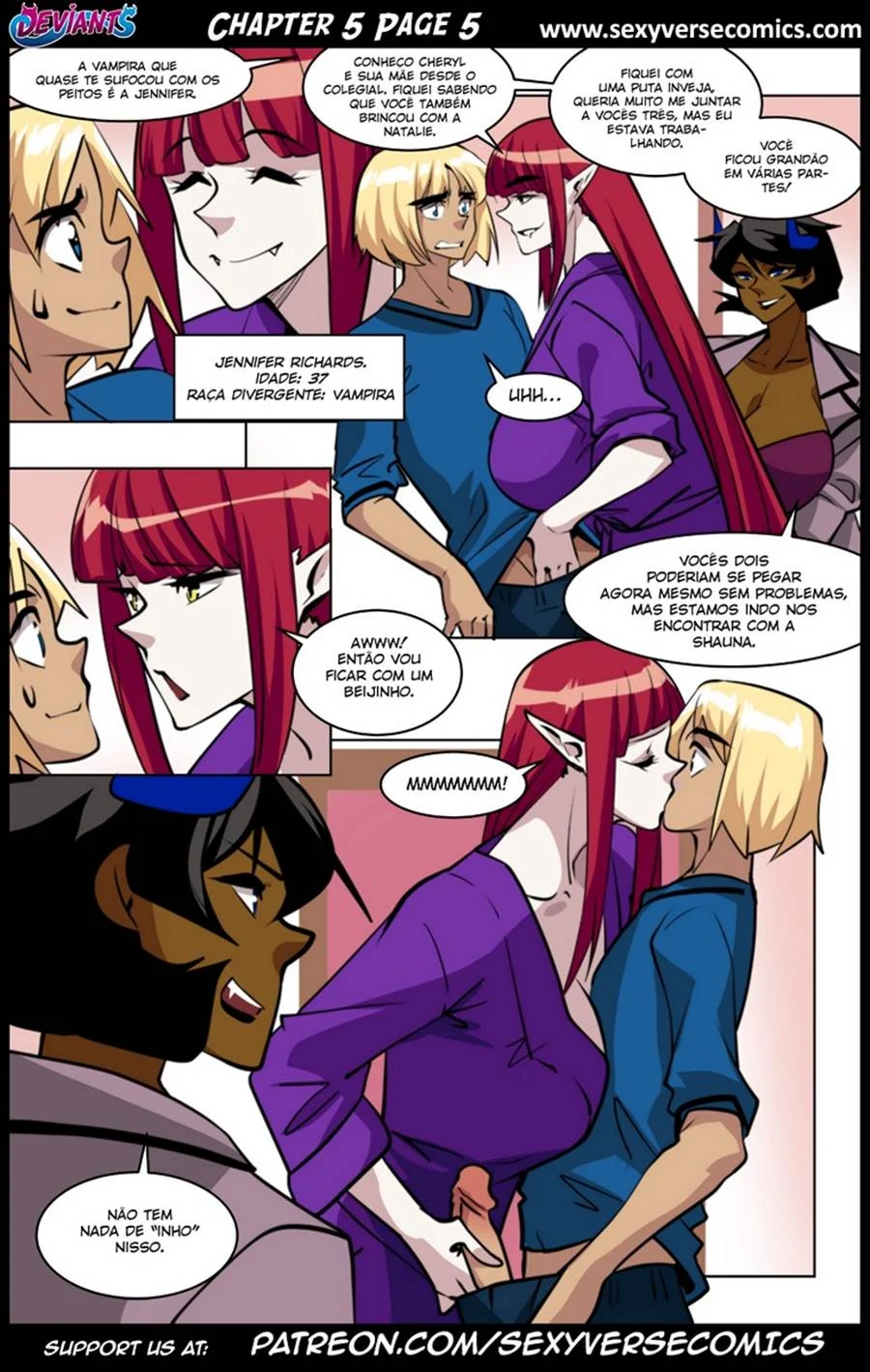 Deviants 5 – Succubus Hentai – Quadrinho Original