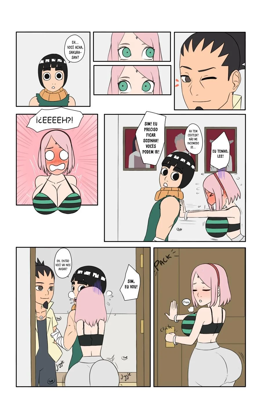 Dias quentes em Konoha – Naruto Pornô – Tradução Em Português