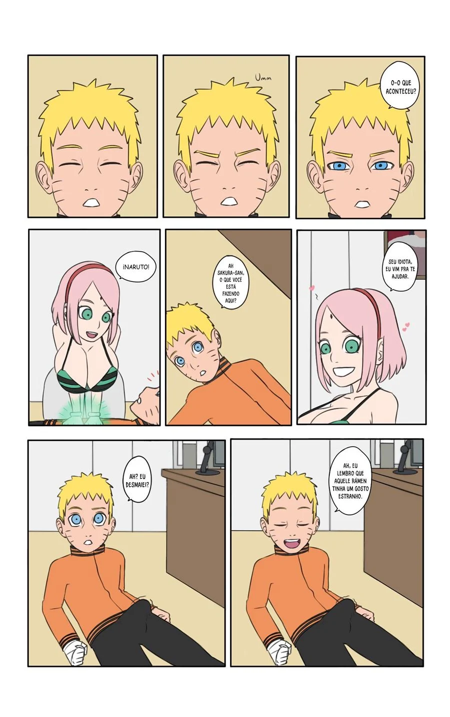 Dias quentes em Konoha – Naruto Pornô – Tradução Em Português