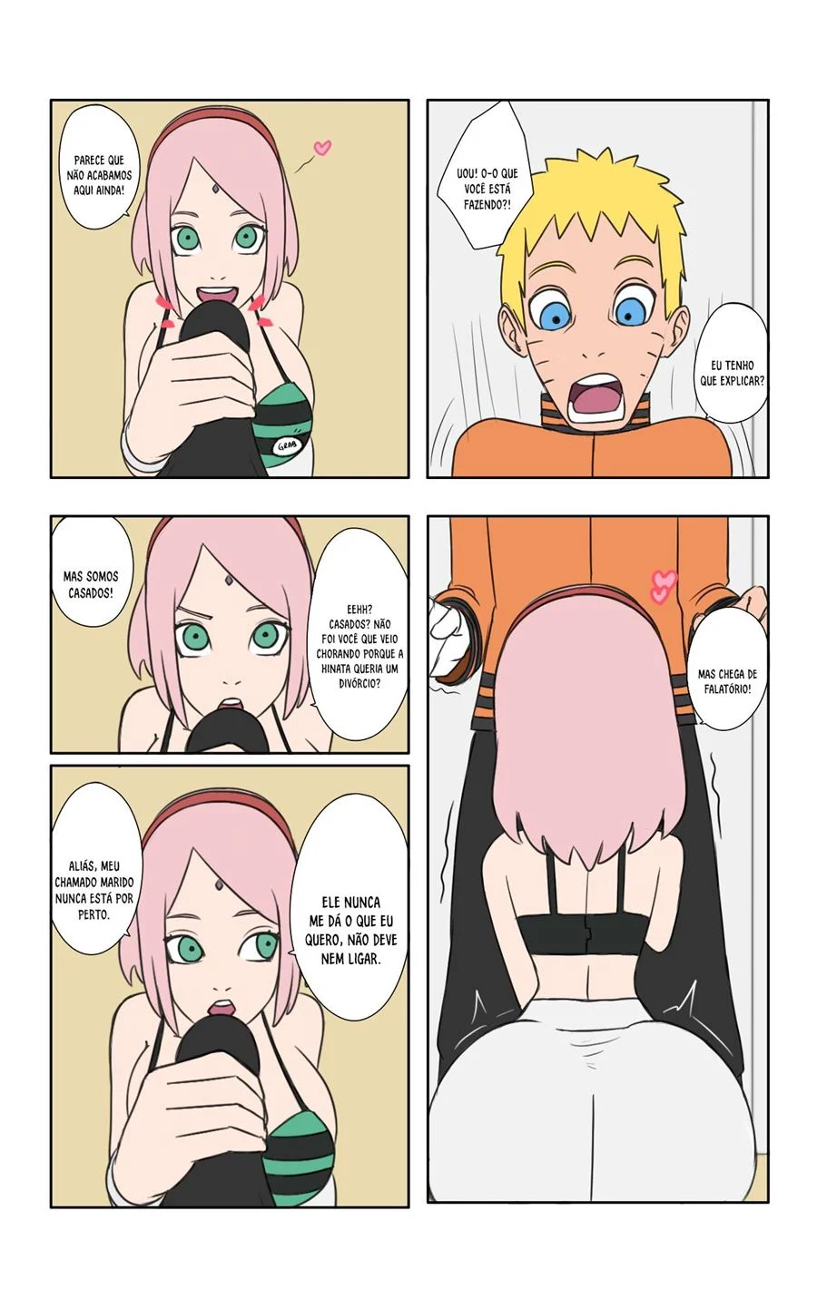 Dias quentes em Konoha – Naruto Pornô – Tradução Em Português