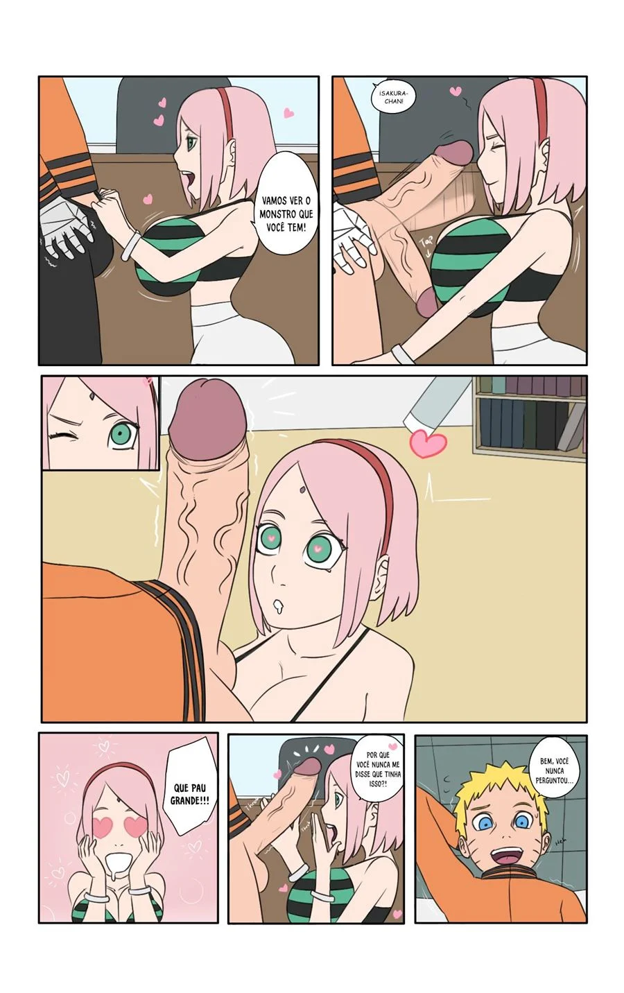 Dias quentes em Konoha – Naruto Pornô – Tradução Em Português