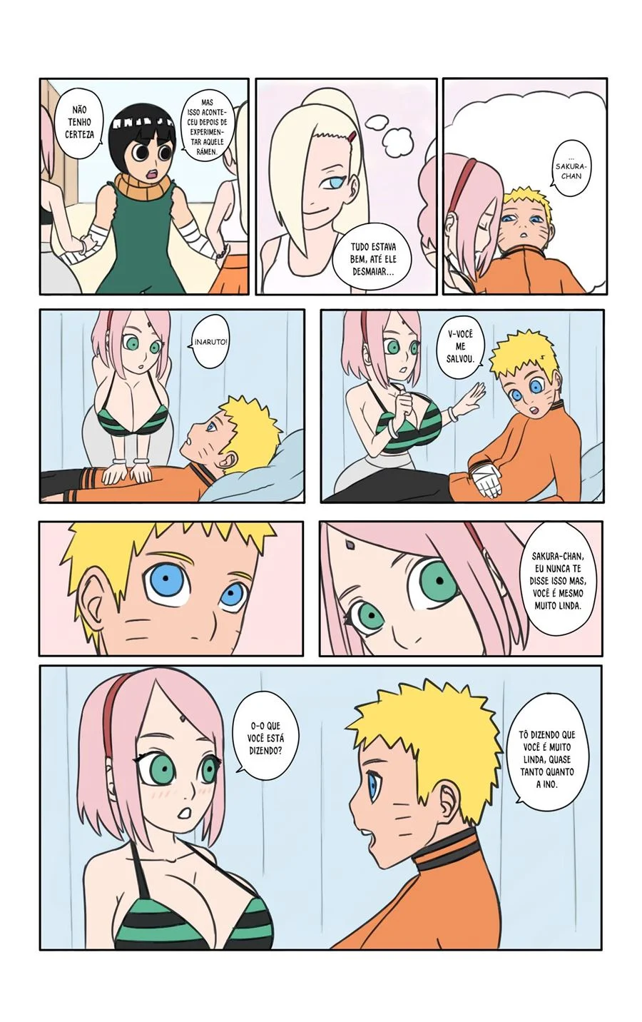 Dias quentes em Konoha – Naruto Pornô – Tradução Em Português