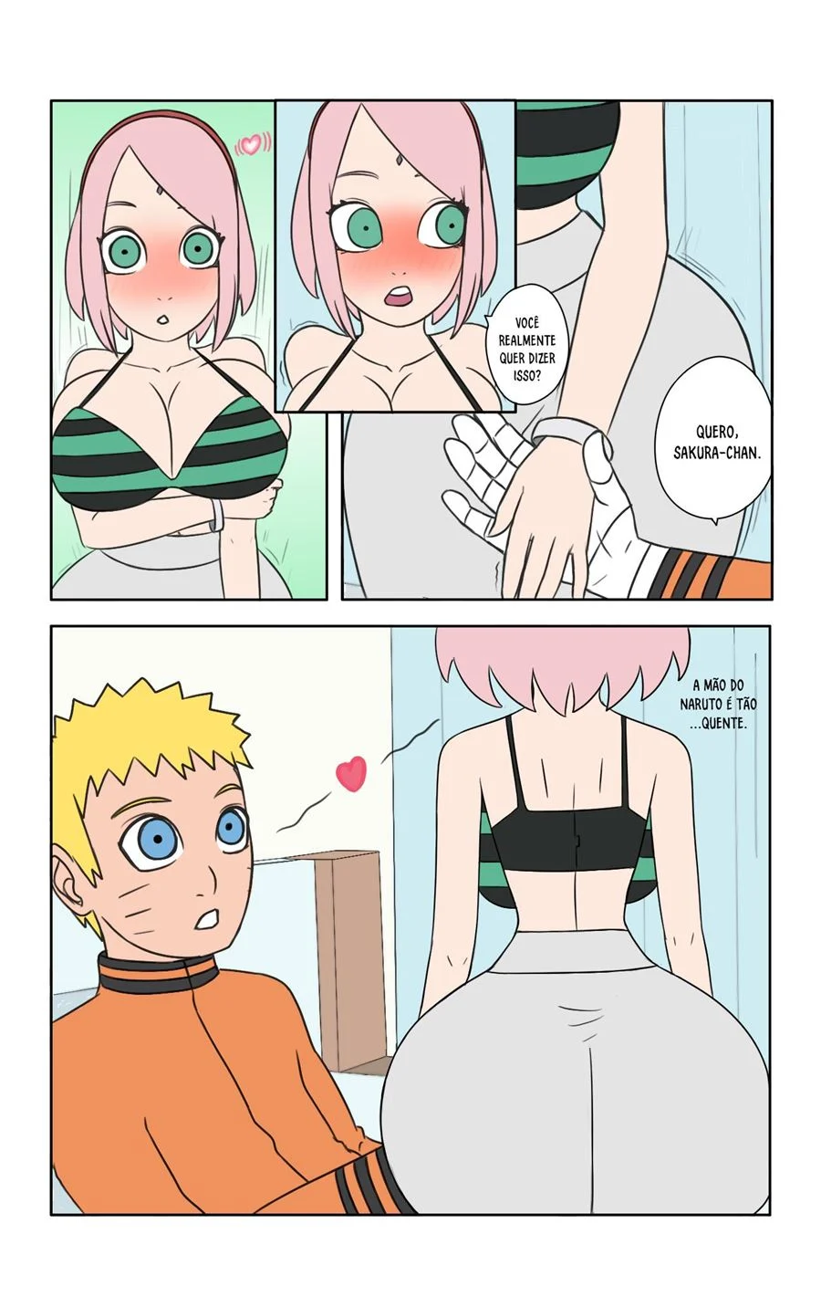 Dias quentes em Konoha – Naruto Pornô – Tradução Em Português