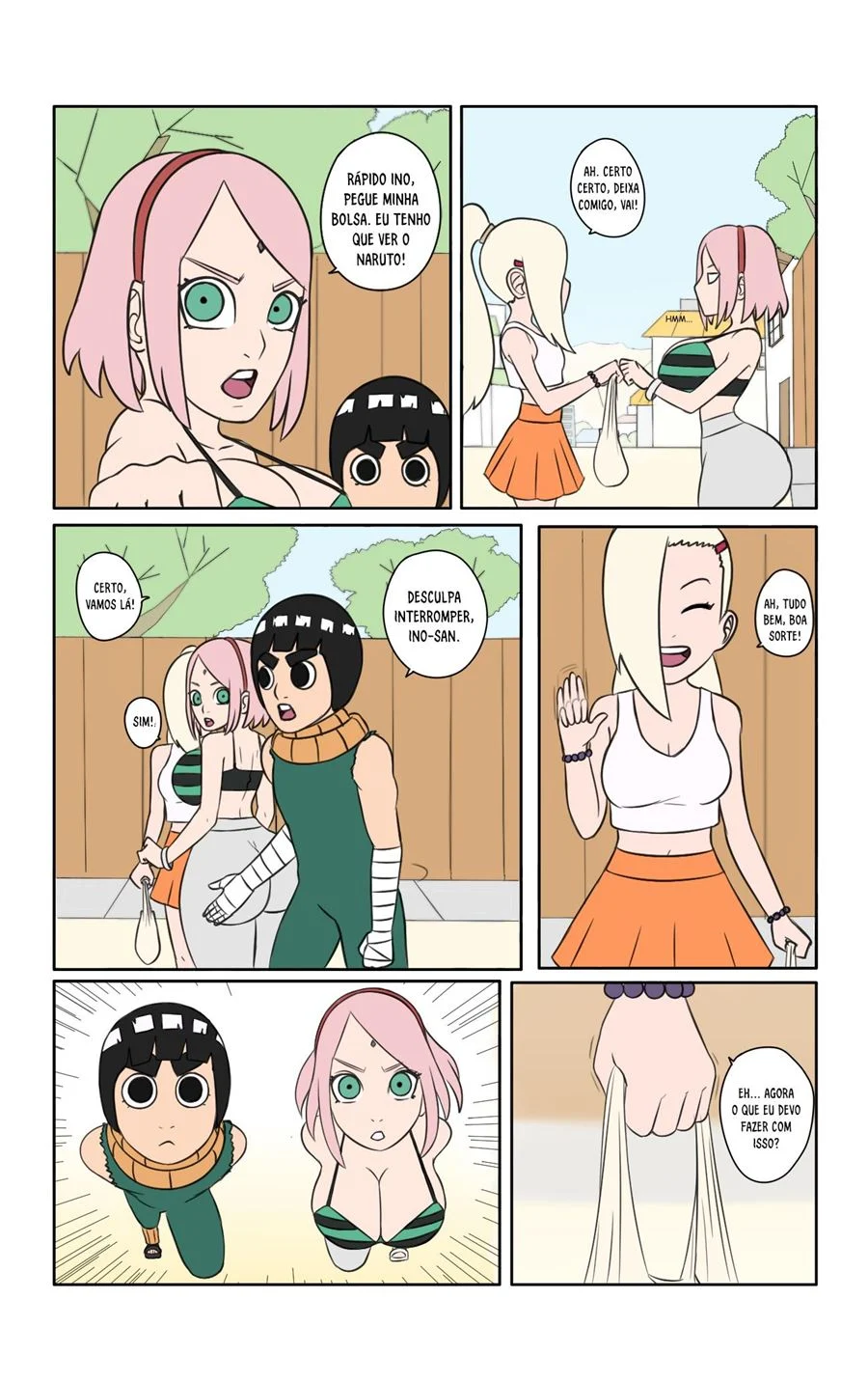 Dias quentes em Konoha – Naruto Pornô – Tradução Em Português