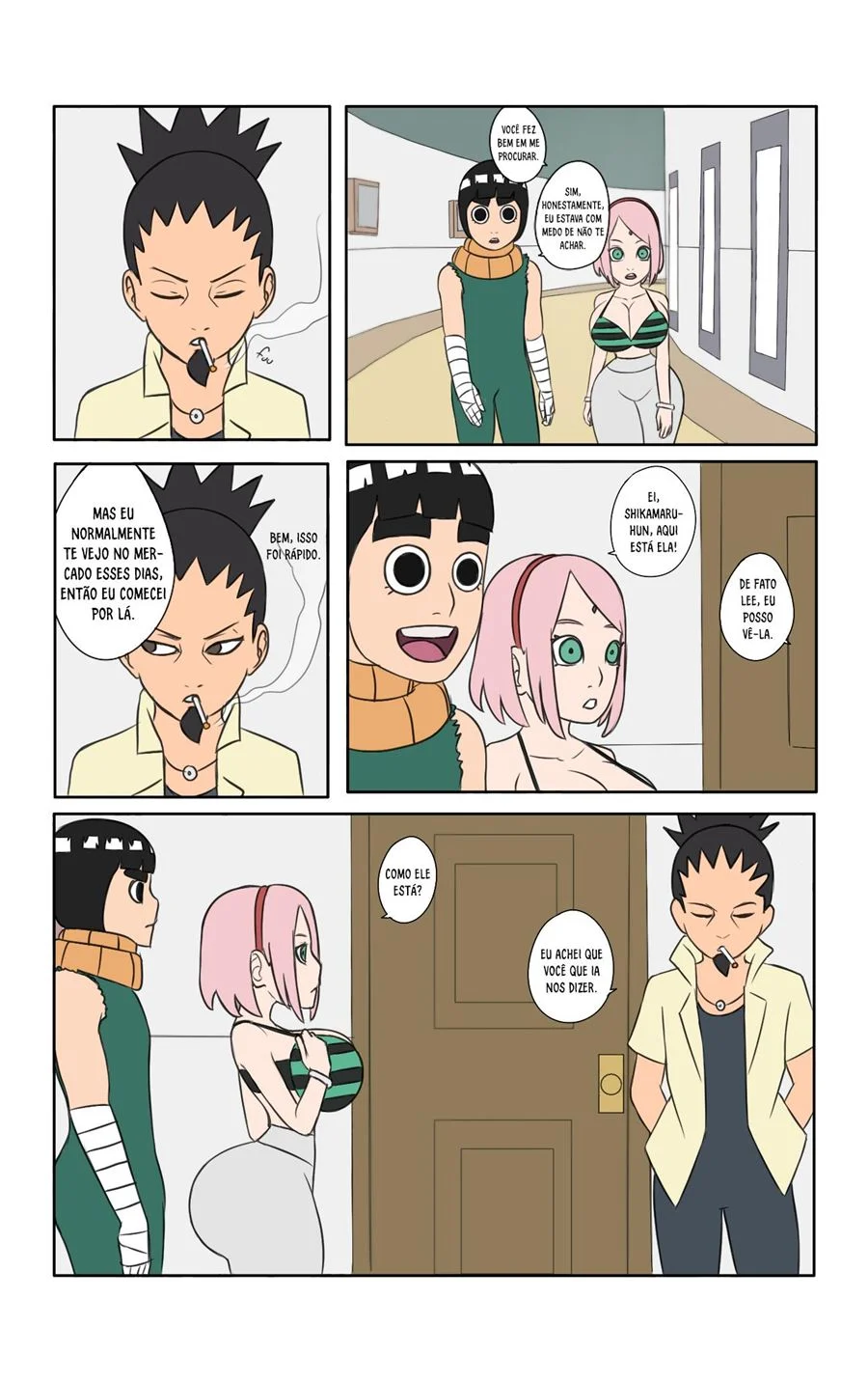 Dias quentes em Konoha – Naruto Pornô – Tradução Em Português