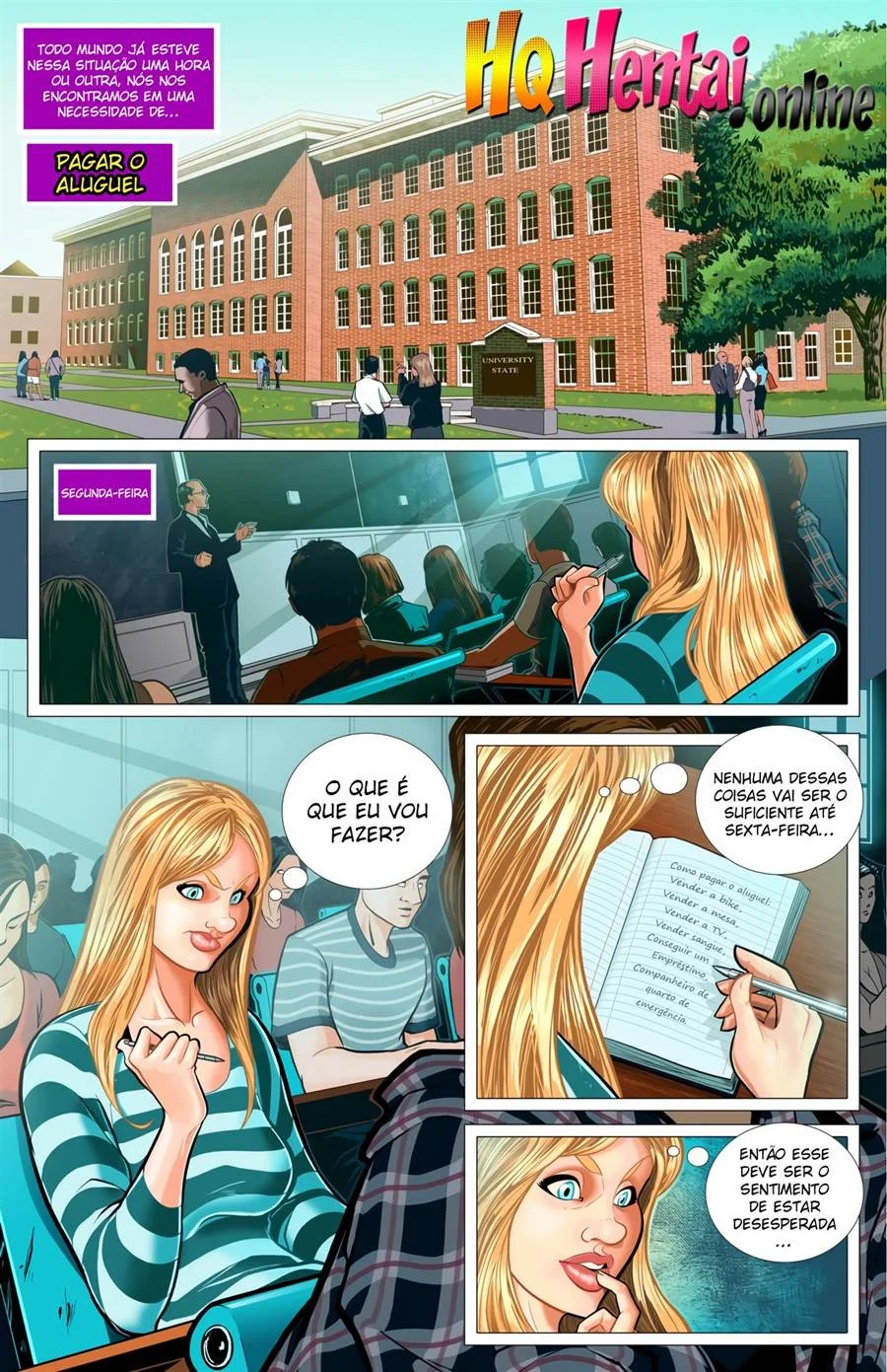 Dinheiro pro Aluguel – Colegiais Pornô – PT-BR