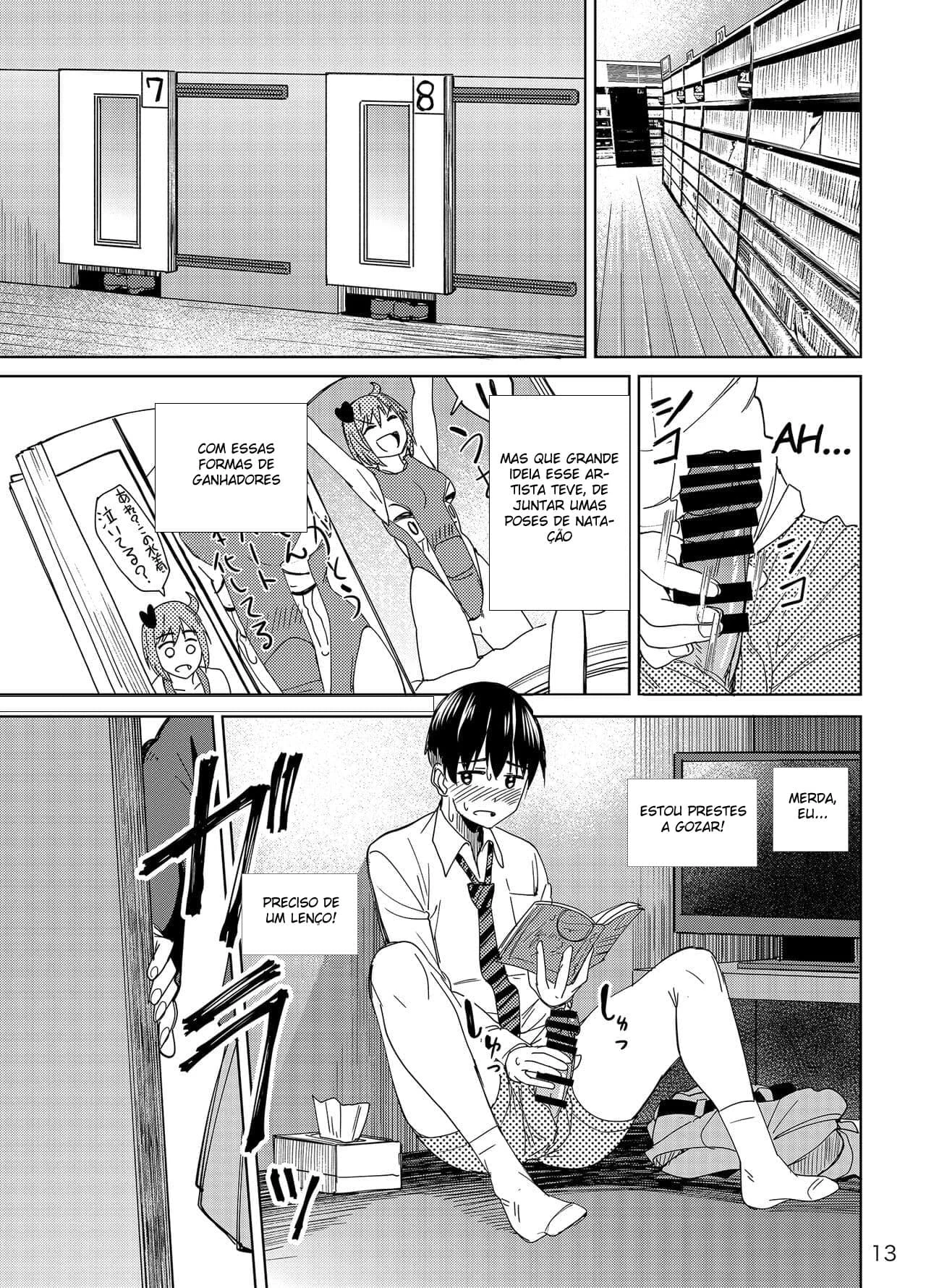 Contendo a Voz – Hentai Preto e Branco – Traduzido