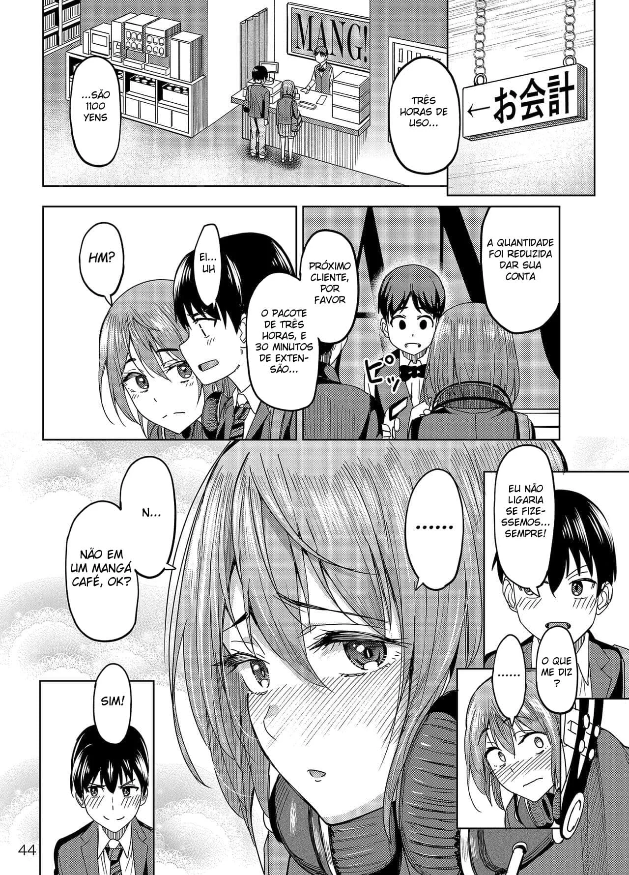 Contendo a Voz – Hentai Preto e Branco – Traduzido