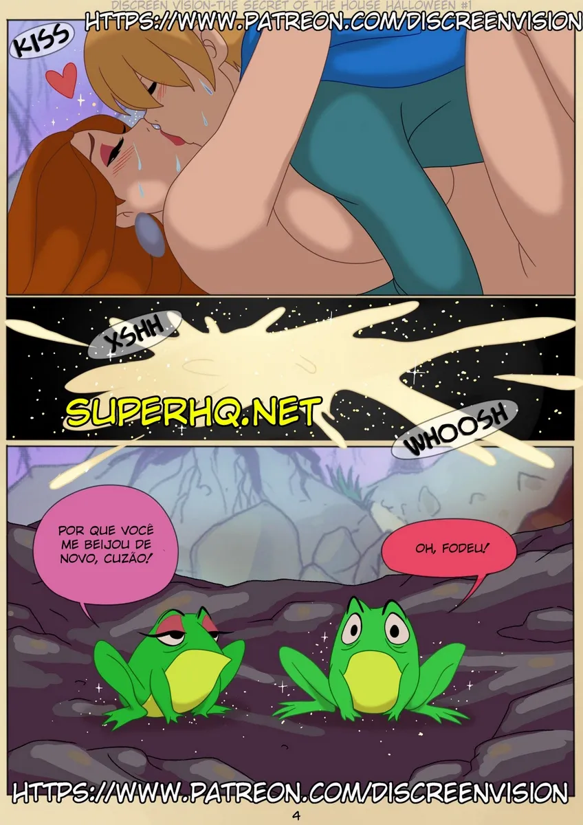 Discreen Vision, The Secret Of The House – Cartoon Pornô – Quadrinho Original