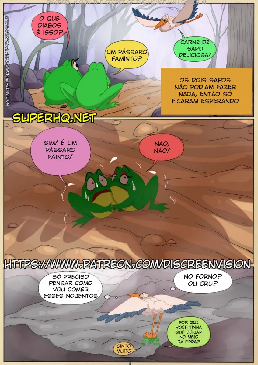 Discreen Vision, The Secret Of The House – Cartoon Pornô – Quadrinho Original