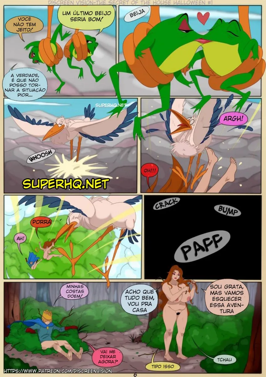 Discreen Vision, The Secret Of The House – Cartoon Pornô – Quadrinho Original
