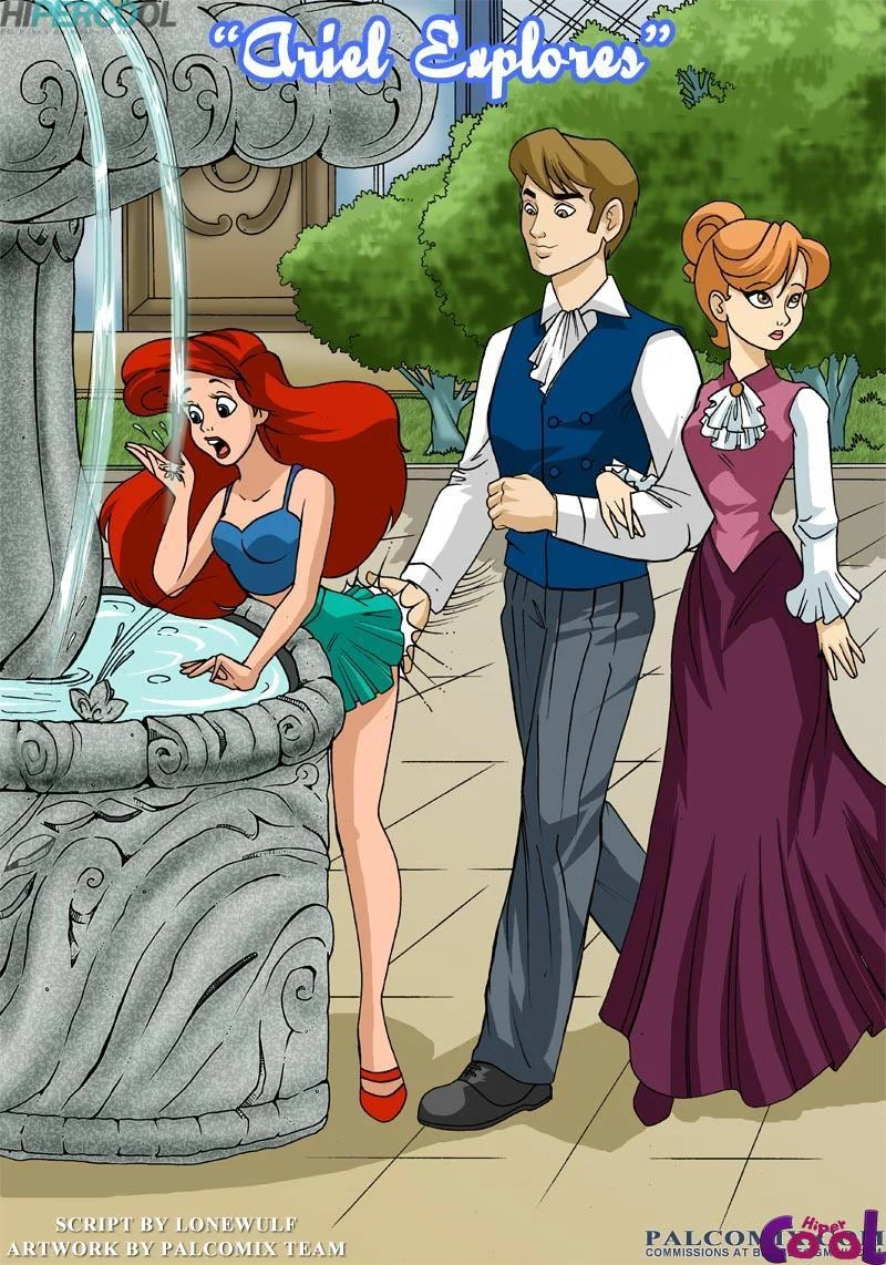 Disney quadrinhos eróticos Ariel trepando com velho insaciável – Disney Hentai – Traduzido