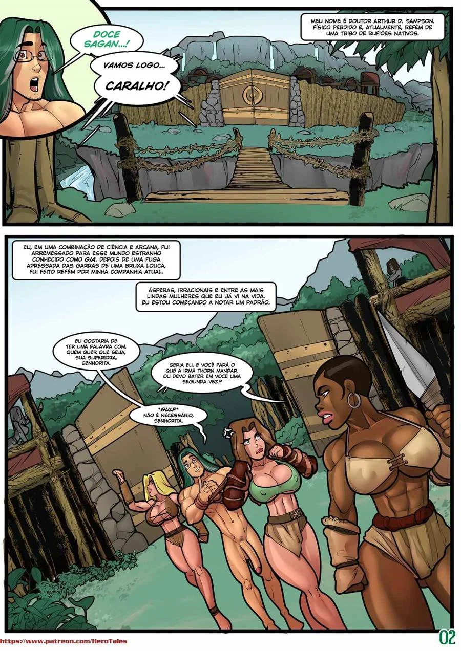 Doc Sampson, Into The Breeding Dens Hero Tales – HQ De Sexo – Quadrinho Original