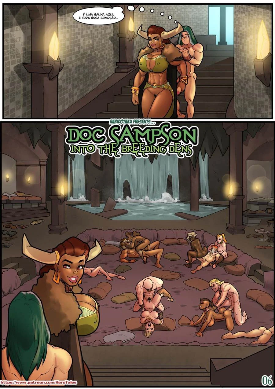 Doc Sampson, Into The Breeding Dens Hero Tales – HQ De Sexo – Quadrinho Original