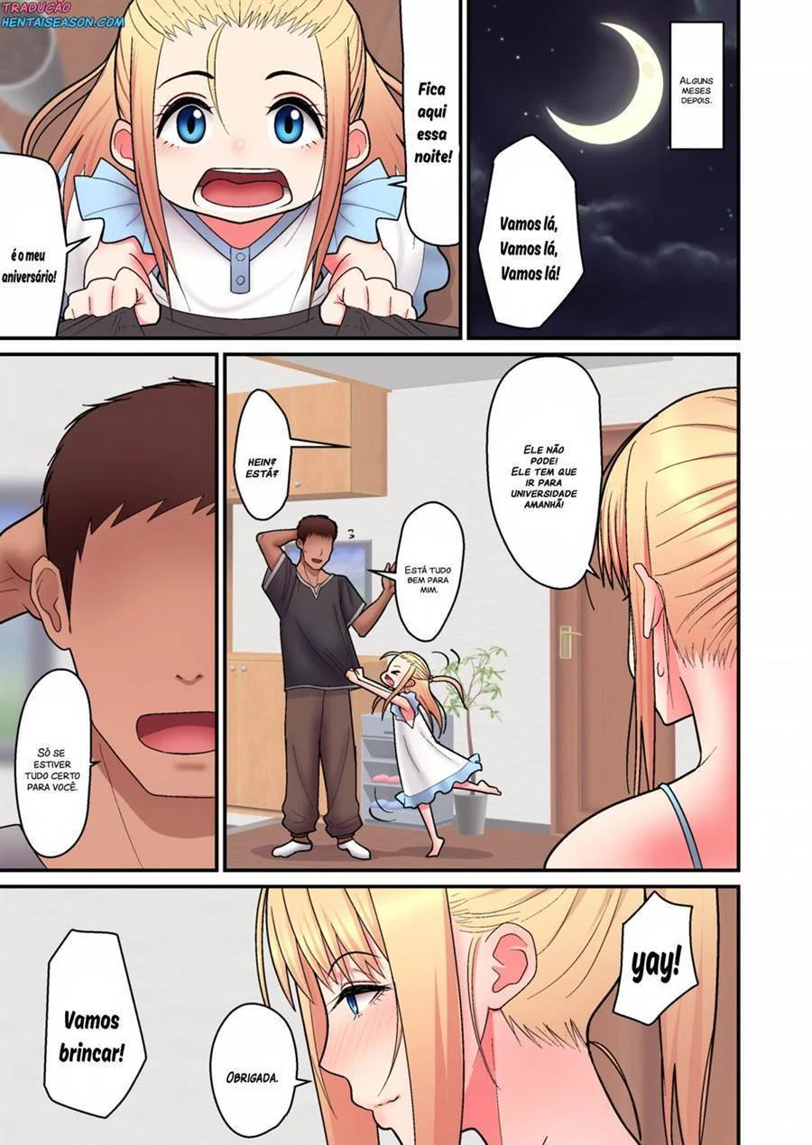 Doce amor com uma loira, mãe solteira – Manga Hentai – Quadrinho Original