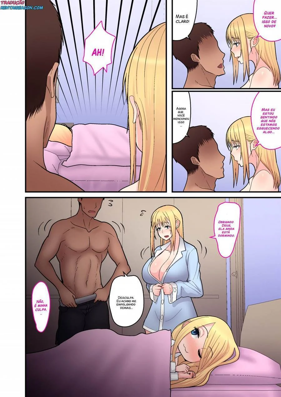 Doce amor com uma loira, mãe solteira – Manga Hentai – Quadrinho Original