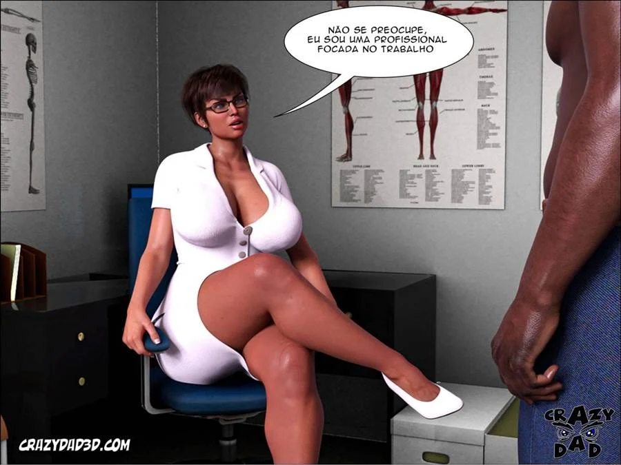Doctor Brandie 04 – Hentai Interracial – Tradução Em Português