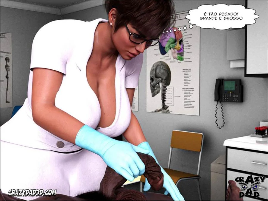 Doctor Brandie 04 – Hentai Interracial – Tradução Em Português